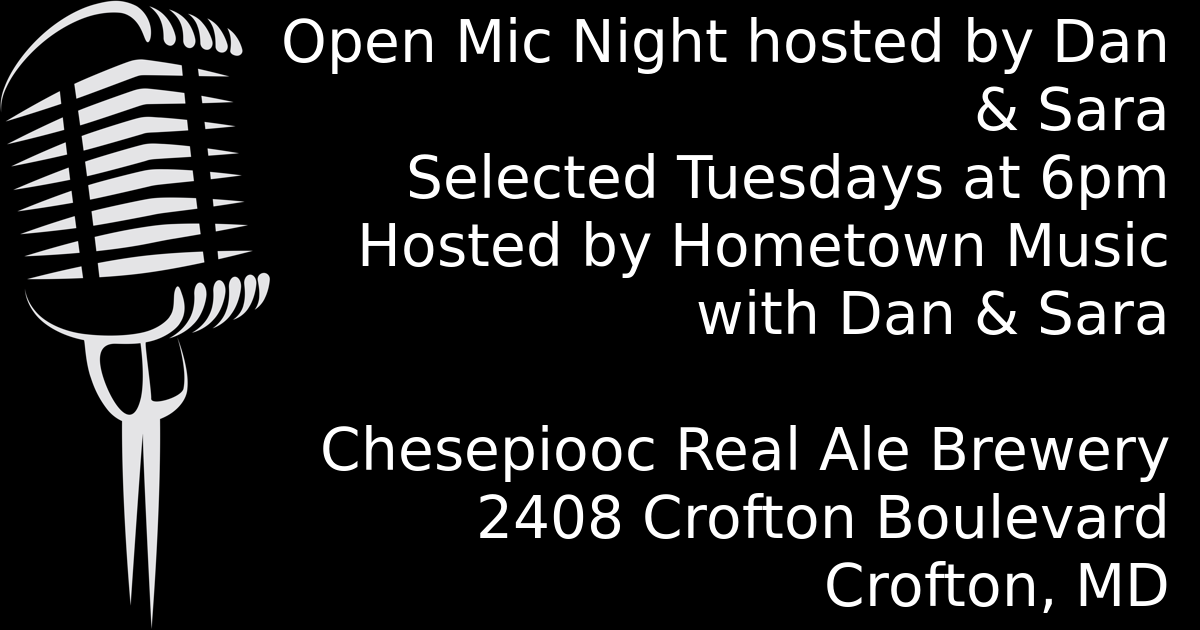 Chesepiooc Real Ale Brewery - Crofton, MD (poetry.openmikes.org)